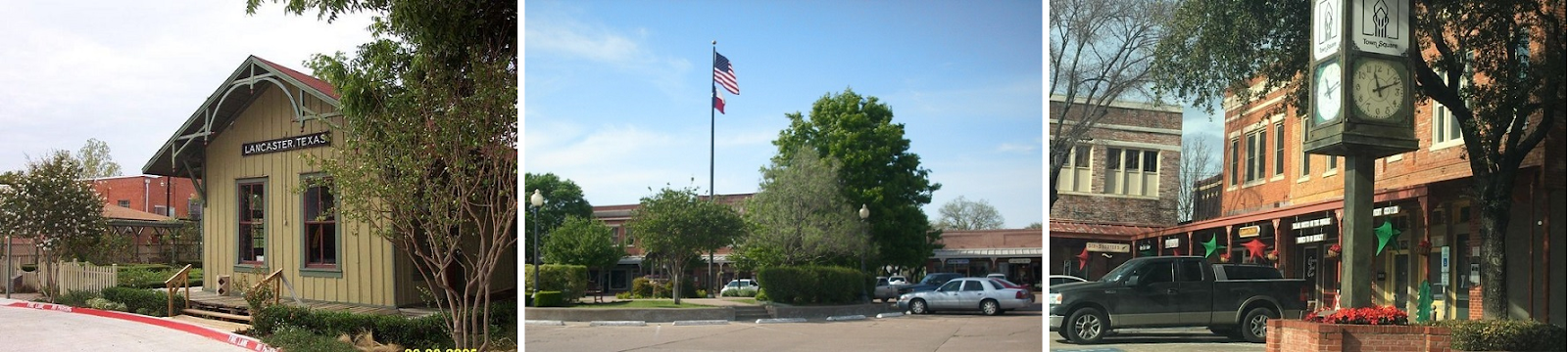 montage of lancaster texas